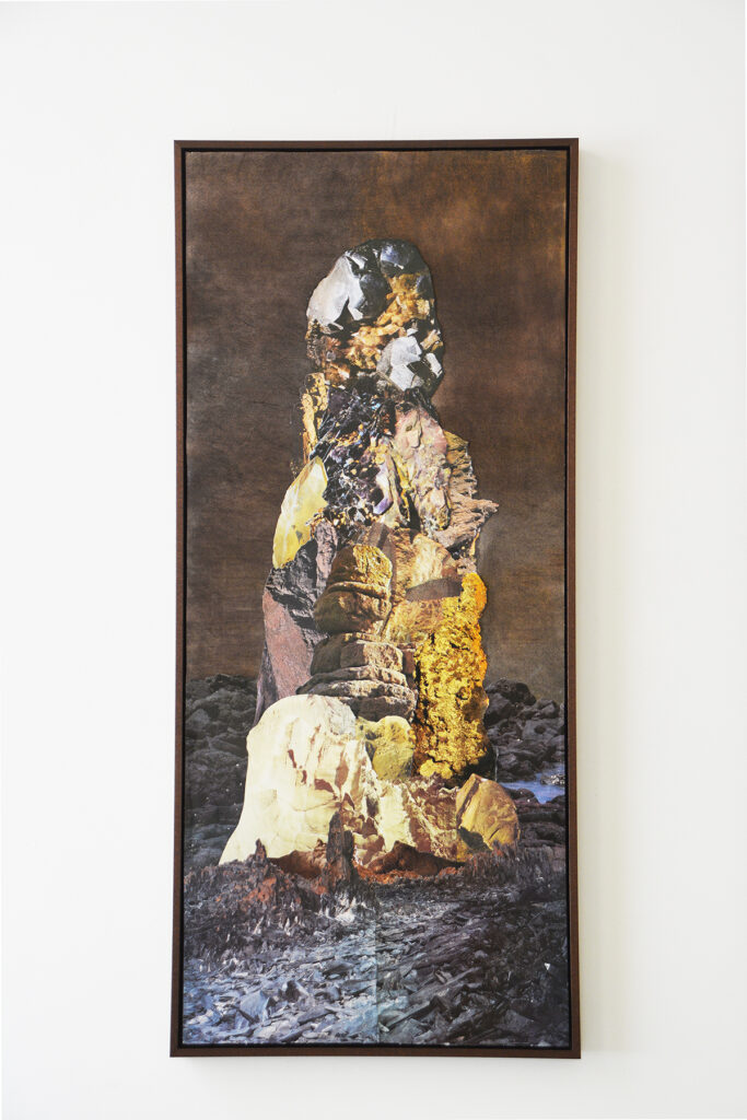 large collage by sanne van gent